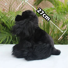 Load image into Gallery viewer, Realistic Sitting Black English Cocker Spaniel Stuffed Animal Plush Toy-01 with opp bag-CHINA-7