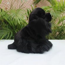Load image into Gallery viewer, Realistic Sitting Black English Cocker Spaniel Stuffed Animal Plush Toy-4