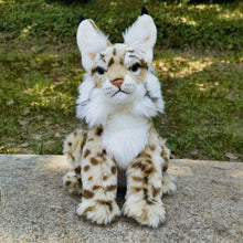 Load image into Gallery viewer, Realistic Sitting Lynx Stuffed Animal Plush Toy-Cats-Cat Memorial Gifts,Lynx Cat,Stuffed Animal-1