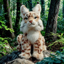 Load image into Gallery viewer, Realistic Sitting Lynx Stuffed Animal Plush Toy-Cats-Cat Memorial Gifts,Lynx Cat,Stuffed Animal-8