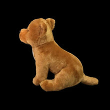 Load image into Gallery viewer, Realistic Sitting Red Pit Bull Stuffed Animal Plush Toy-6