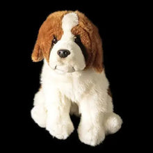 Load image into Gallery viewer, Realistic Sitting Saint Bernard Stuffed Animal Plush Toy-1