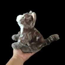 Load image into Gallery viewer, Realistic Small Brown Tabby and White Cat Stuffed Animal Plush Toy-10