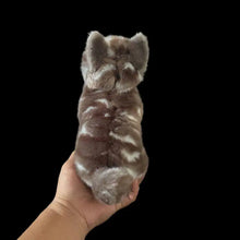 Load image into Gallery viewer, Realistic Small Brown Tabby and White Cat Stuffed Animal Plush Toy-9