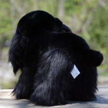 Load image into Gallery viewer, Realistic Standing Black English Cocker Spaniel Stuffed Animal Plush Toy-5