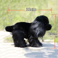 Load image into Gallery viewer, Realistic Standing Black English Cocker Spaniel Stuffed Animal Plush Toy-H 25cm-CHINA-9