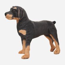 Load image into Gallery viewer, Realistic Standing Rottweiler Stuffed Animal Plush Toy (Tiny to Giant Size)-black-31x26cm-1