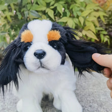 Load image into Gallery viewer, Realistic Tricolor Cavalier King Charles Spaniel Stuffed Animal Plush Toy-Stuffed Animals-Cavalier King Charles Spaniel,Dog Memorial Gifts,Stuffed Animal-5