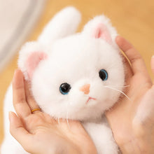 Load image into Gallery viewer, Realistic White Cat Stuffed Animal Plush Toys - Play Pose-Cats-Stuffed Animal-5