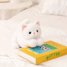Load image into Gallery viewer, Realistic White Cat Stuffed Animal Plush Toys - Play Pose-Cats-Stuffed Animal-white cat-45cm-1