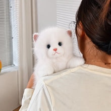 Load image into Gallery viewer, Realistic White Persian Cat Plush Toy - Fluffy Sitting Cat Stuffed Animal-Stuffed Animals-Cat Memorial Gifts,Cats,Persian Cat,Stuffed Animal,White Cat-4