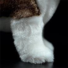 Load image into Gallery viewer, Red and White Husky Stuffed Animal Plush Toy-7