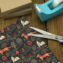 Load image into Gallery viewer, Red Dachshund Countryside Holiday Christmas Gift Wrapping Paper - 2 Rolls-Christmas Ornament-Christmas,Dachshund,Wrapping Paper-2