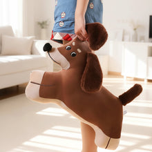 Load image into Gallery viewer, Red Dachshund Plush - Button-Nosed Bolster Buddy-10