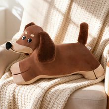 Load image into Gallery viewer, Red Dachshund Plush - Button-Nosed Bolster Buddy-27