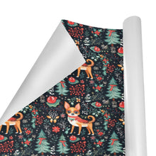 Load image into Gallery viewer, Red / Fawn and White Chihuahua Christmas Gift Wrapping Paper - 2 Rolls-Christmas Ornament-Chihuahua,Christmas,Wrapping Paper-4