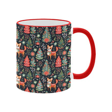 Load image into Gallery viewer, Red / Fawn and White Chihuahua Holiday Charm Christmas Coffee Mug-5