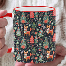 Load image into Gallery viewer, Red / Fawn and White Chihuahua Holiday Charm Christmas Coffee Mug-White7-ONE SIZE-1