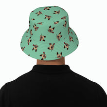 Load image into Gallery viewer, Red Rose Fawn Frenchies Bucket Hat-Hats &amp; Caps-10