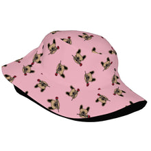 Load image into Gallery viewer, Red Rose Fawn Frenchies Bucket Hat-Hats &amp; Caps-12