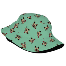 Load image into Gallery viewer, Red Rose Fawn Frenchies Bucket Hat-Hats &amp; Caps-14