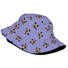 Load image into Gallery viewer, Red Rose Fawn Frenchies Bucket Hat-Hats &amp; Caps-15