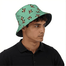 Load image into Gallery viewer, Red Rose Fawn Frenchies Bucket Hat-Hats &amp; Caps-18