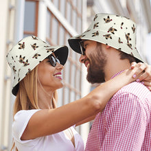 Load image into Gallery viewer, Red Rose Fawn Frenchies Bucket Hat-Hats &amp; Caps-20