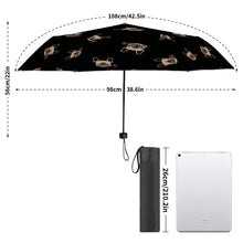 Load image into Gallery viewer, Red Rose Fawn Frenchies Umbrella-Daily Accessories-25