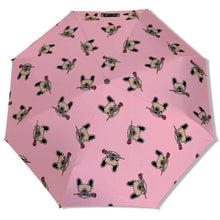 Load image into Gallery viewer, Red Rose Fawn Frenchies Umbrella-Daily Accessories-26