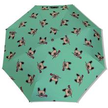 Load image into Gallery viewer, Red Rose Fawn Frenchies Umbrella-Daily Accessories-1
