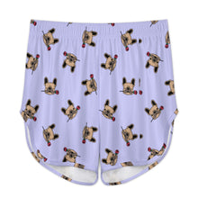 Load image into Gallery viewer, Red Rose Fawn Frenchies Women's Cami and Shorts Pajama Set-Apparel-Apparel,Dog Mom Gifts,French Bulldog,Pajamas-8