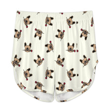 Load image into Gallery viewer, Red Rose Fawn Frenchies Women's Cami and Shorts Pajama Set-Apparel-Apparel,Dog Mom Gifts,French Bulldog,Pajamas-12