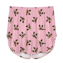 Load image into Gallery viewer, Red Rose Fawn Frenchies Women's Cami and Shorts Pajama Set-Apparel-Apparel,Dog Mom Gifts,French Bulldog,Pajamas-16