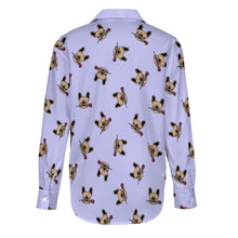 Load image into Gallery viewer, Red Rose Fawn Frenchies Women&#39;s Shirt-Apparel-Apparel,Dog Mom Gifts,French Bulldog,Shirt-16
