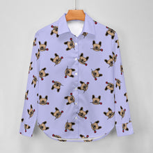 Load image into Gallery viewer, Red Rose Fawn Frenchies Women&#39;s Shirt-Apparel-Apparel,Dog Mom Gifts,French Bulldog,Shirt-17