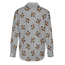 Load image into Gallery viewer, Red Rose Fawn Frenchies Women&#39;s Shirt-Apparel-Apparel,Dog Mom Gifts,French Bulldog,Shirt-19