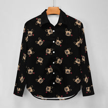 Load image into Gallery viewer, Red Rose Fawn Frenchies Women&#39;s Shirt-Apparel-Apparel,Dog Mom Gifts,French Bulldog,Shirt-29