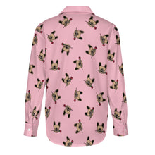 Load image into Gallery viewer, Red Rose Fawn Frenchies Women&#39;s Shirt-Apparel-Apparel,Dog Mom Gifts,French Bulldog,Shirt-7