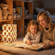 Load image into Gallery viewer, Red Scarf Labrador Love Desktop Table Lamp-Desk Lamps-Christmas,Dog Dad Gifts,Dog Mom Gifts,Home Decor,Labrador,Lamp-5
