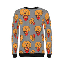 Load image into Gallery viewer, Red Scarf Labrador Love Women&#39;s Sweatshirt-Apparel-Apparel, Labrador, Sweatshirt-14