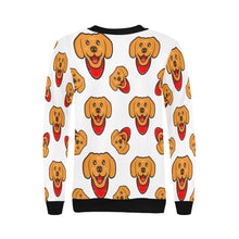 Load image into Gallery viewer, Red Scarf Labrador Love Women&#39;s Sweatshirt-Apparel-Apparel, Labrador, Sweatshirt-3