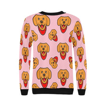 Load image into Gallery viewer, Red Scarf Labrador Love Women&#39;s Sweatshirt-Apparel-Apparel, Labrador, Sweatshirt-4