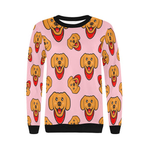 Red Scarf Labrador Love Women's Sweatshirt-Apparel-Apparel, Labrador, Sweatshirt-7