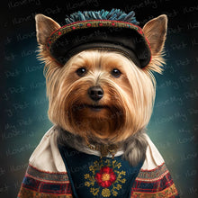 Load image into Gallery viewer, Regal Aristocrat Yorkie Wall Art Poster-Art-Dog Art, Home Decor, Poster, Yorkshire Terrier-1