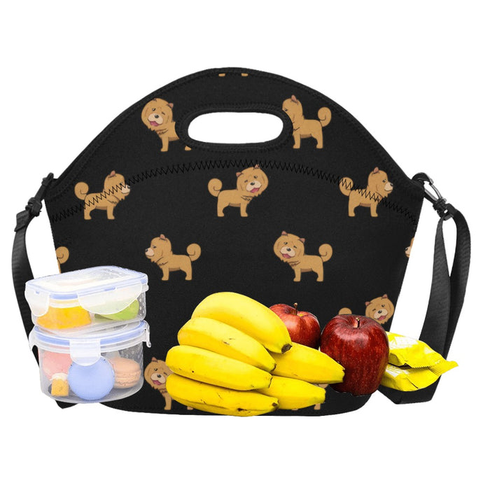 Regal Chow Chow Puppy Neoprene Lunch Bag-13