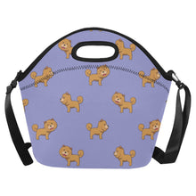 Load image into Gallery viewer, Regal Chow Chow Puppy Neoprene Lunch Bag-CornflowerBlue-ONESIZE-15