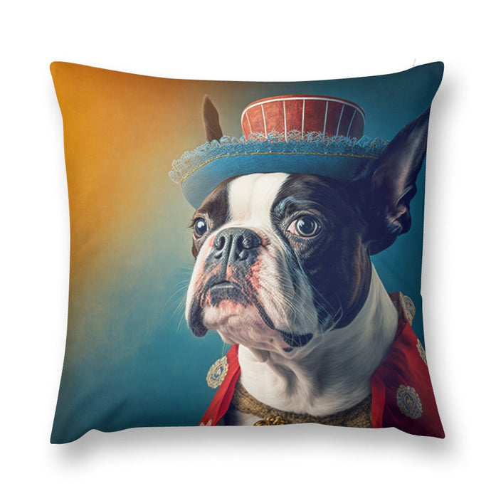 Regal Couture Boston Terrier Plush Pillow Case-Boston Terrier, Dog Dad Gifts, Dog Mom Gifts, Home Decor, Pillows-3