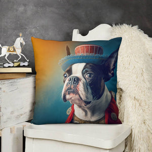 Regal Couture Boston Terrier Plush Pillow Case-Boston Terrier, Dog Dad Gifts, Dog Mom Gifts, Home Decor, Pillows-5