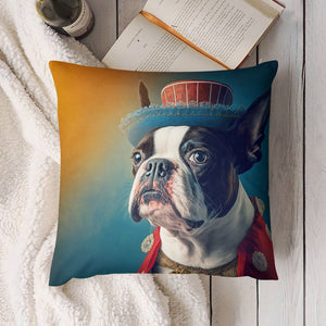 Regal Couture Boston Terrier Plush Pillow Case-Boston Terrier, Dog Dad Gifts, Dog Mom Gifts, Home Decor, Pillows-8
